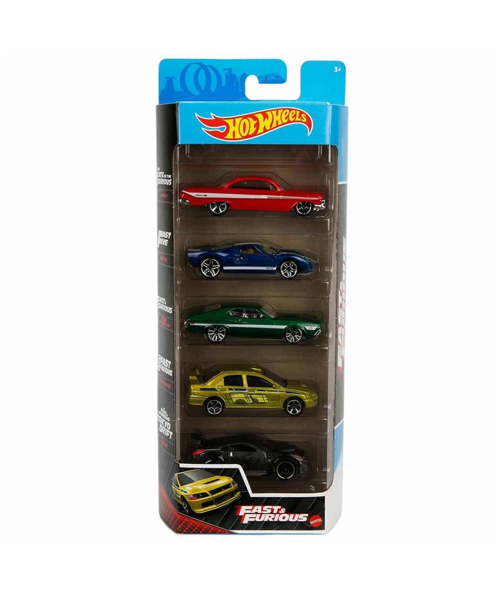 Breadcrumbut, Hot Wheels, Hot Wheels 5'li Araba Seti 01806 GTN40 Fast and Furious