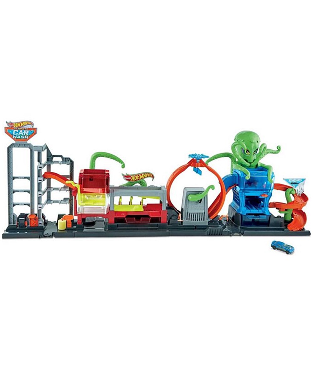 Breadcrumbut, Hot Wheels, Hot Wheels Dev Ahtapot ile Araba Yıkama Oyun Seti GTT96