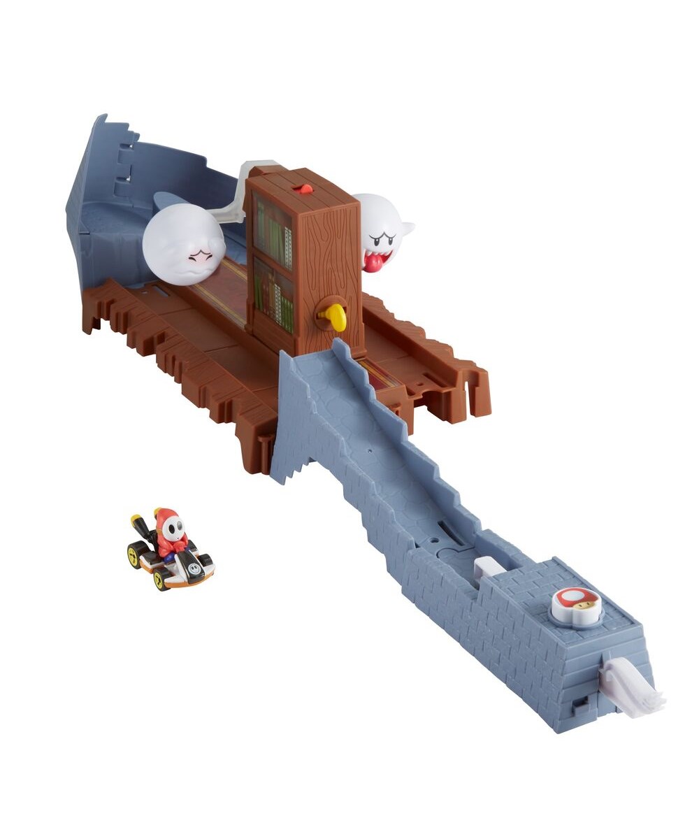 Breadcrumbut, Hot Wheels, Hot Wheels Mario Kart Çılgın Yaratıklar Oyun Seti GCP26 GNM23 Boo's Spooky Sprint
