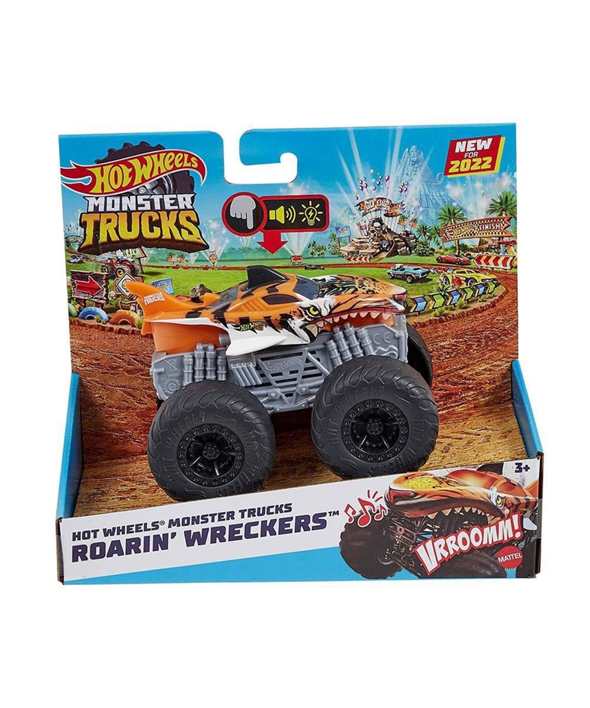 Breadcrumbut, Hot Wheels, Hot Wheels Monster Trucks Kükreyen Arabalar Serisi HDX60 HDX62 Tiger Shark