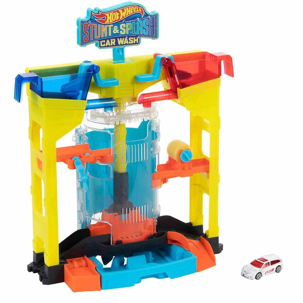 Breadcrumbut, Hot Wheels, Hot Wheels Oto Yıkamada Renk Değiştirme Oyun Seti GRW37