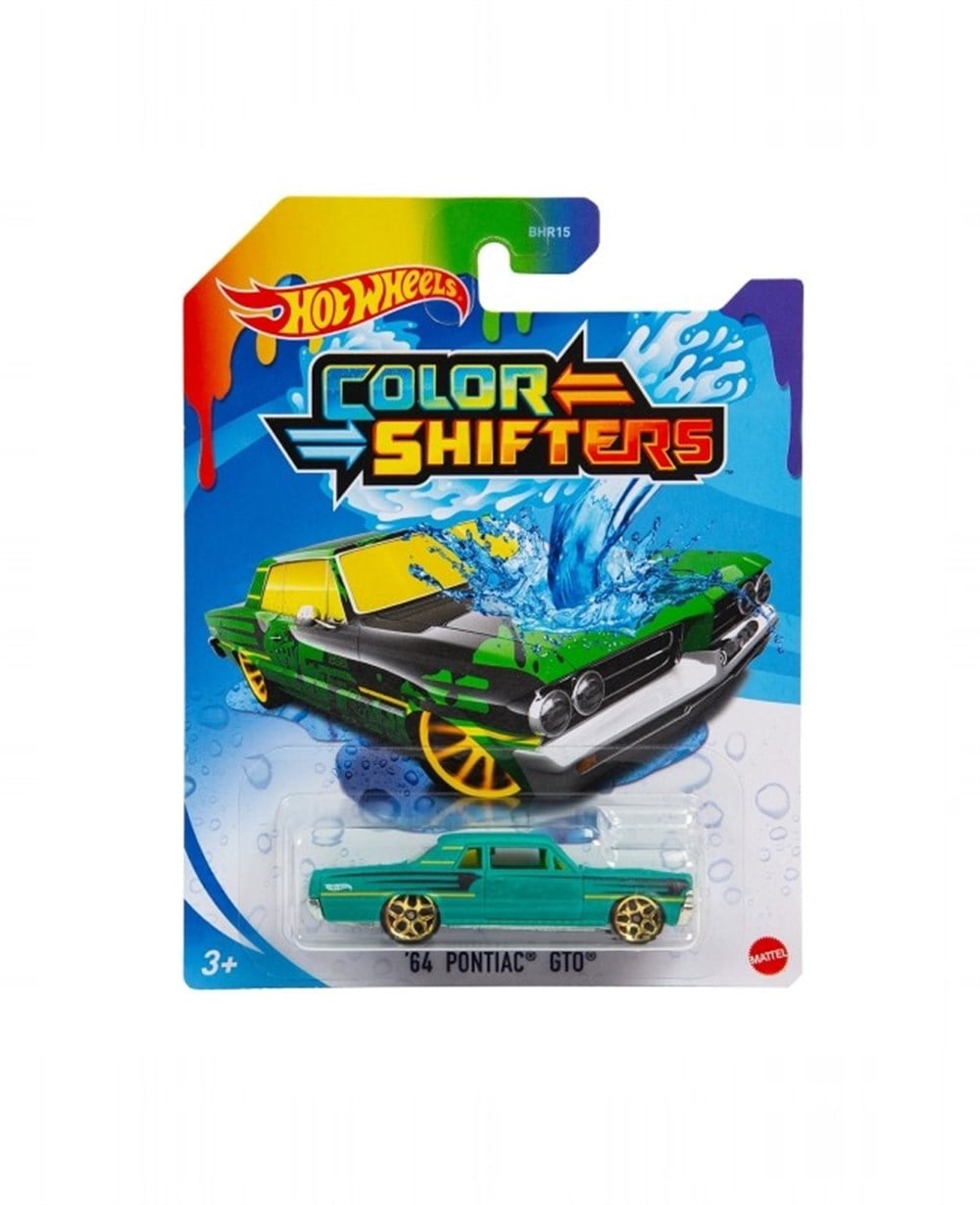 Breadcrumbut, Hot Wheels, Hot Wheels Renk Değiştiren Araçlar BHR15 BHR53 64 Pontiac GTO