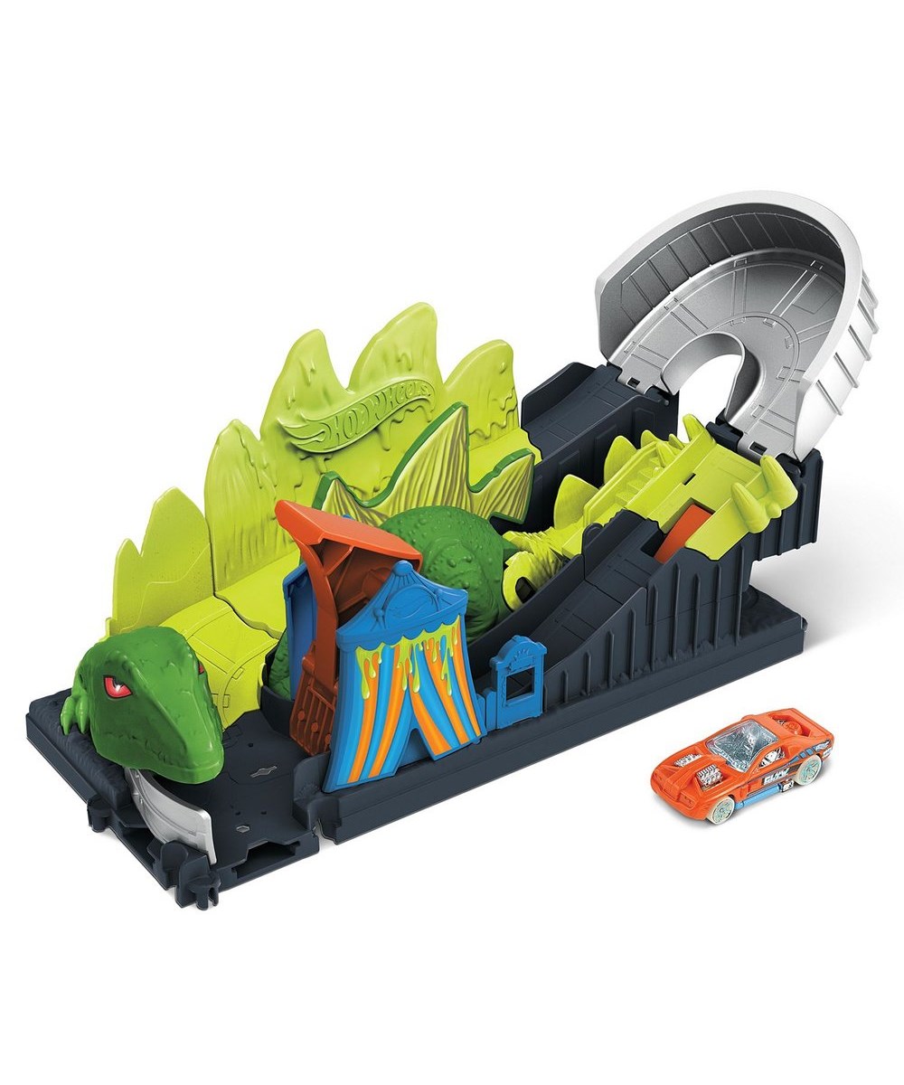 Breadcrumbut, Hot Wheels, Hot Wheels Şehirde Yaratık Macerası Oyun Seti Serisi Fnb05 GTT66 Dinozor Saldırısı
