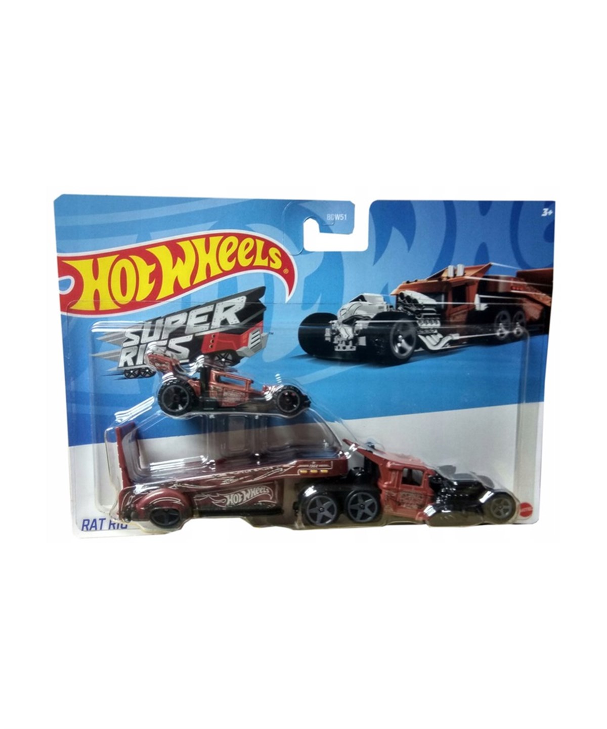 Breadcrumbut, Hot Wheels, Hot Wheels Taşıyıcı Tırlar BDW51 HDT05 Rat Rig