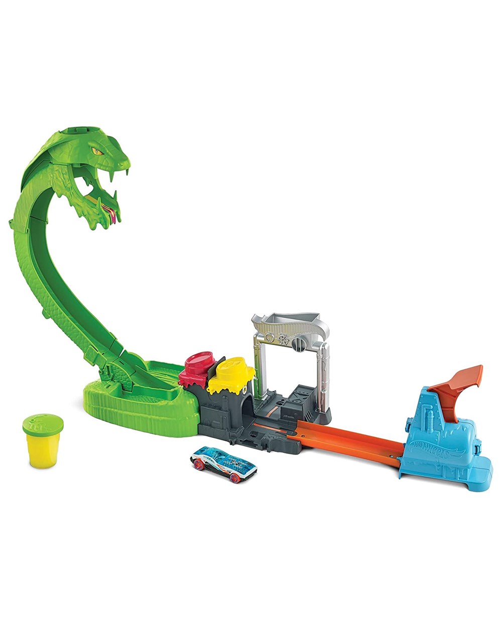 Breadcrumbut, Hot Wheels, Hot Wheels Zehirli Yılanla Çarpışma Oyunu Seti GTT93