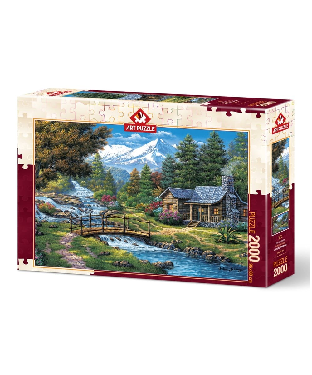 Breadcrumbut, ART PUZZLE, İKİ KÜÇÜK ŞELALE - 2000 PARÇA