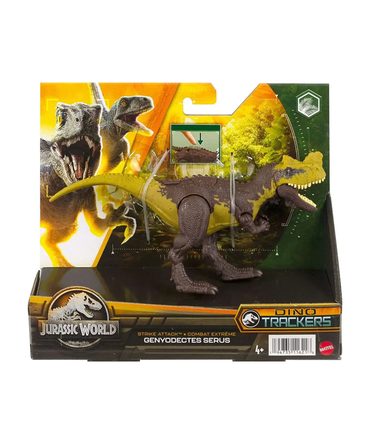 Breadcrumbut, Jurassic World, Jurassic World Hareketli Dinozor Figürleri HLN63 HLN65 Genyodectes Serus