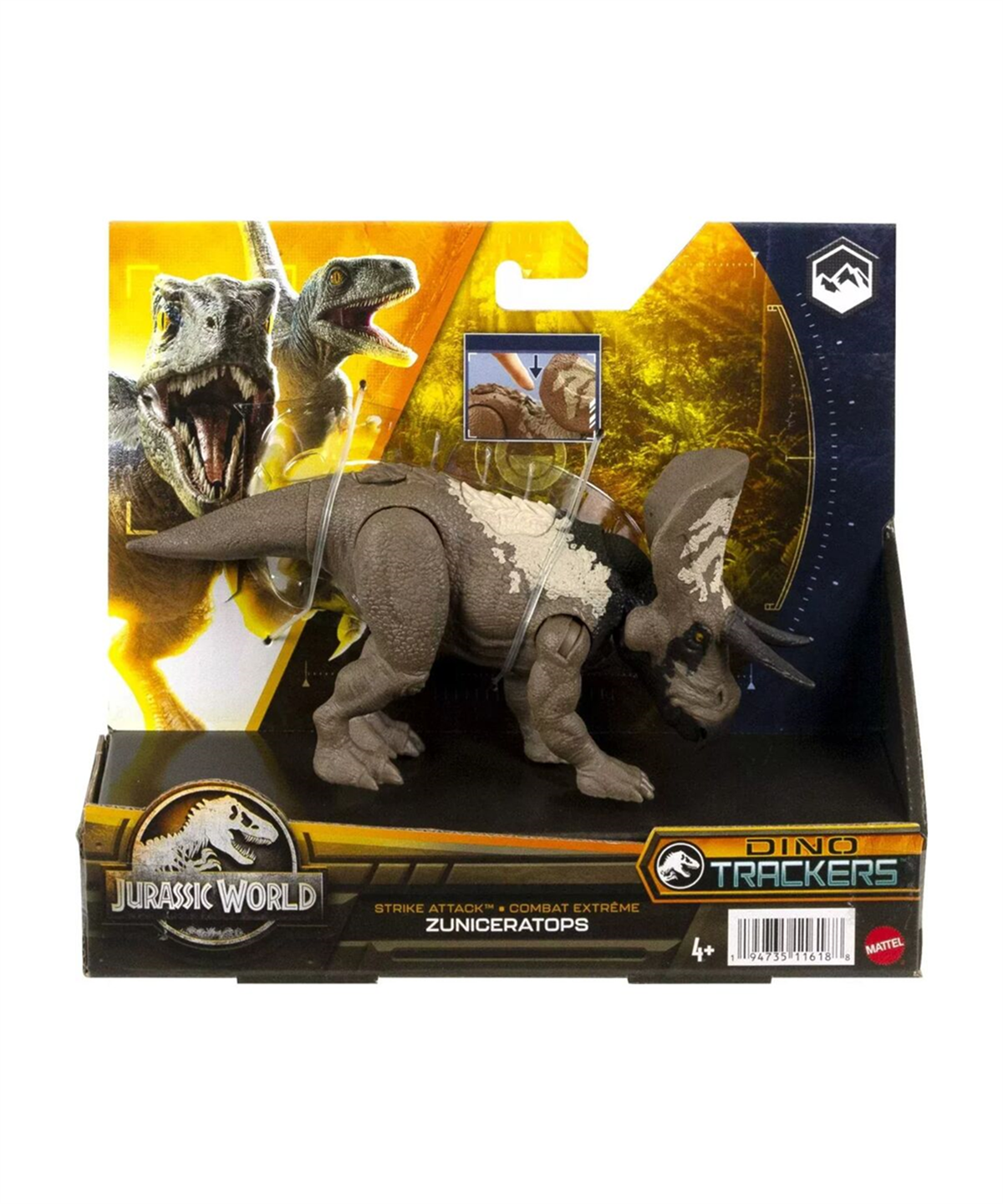 Breadcrumbut, Jurassic World, Jurassic World Hareketli Dinozor Figürleri HLN63 HLN66 Zuniceratops