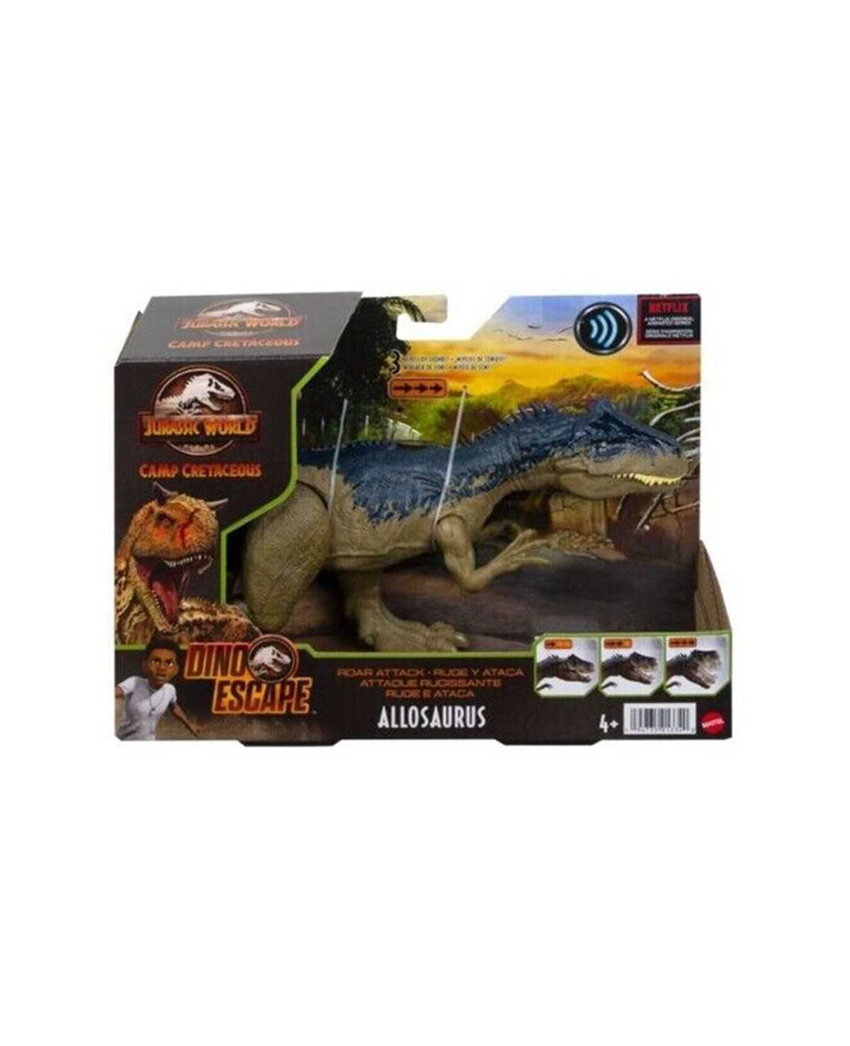 Breadcrumbut, Jurassic World, Jurassic World Sesli Dinozor Figürleri GWD06 HCL91 Allosaurus