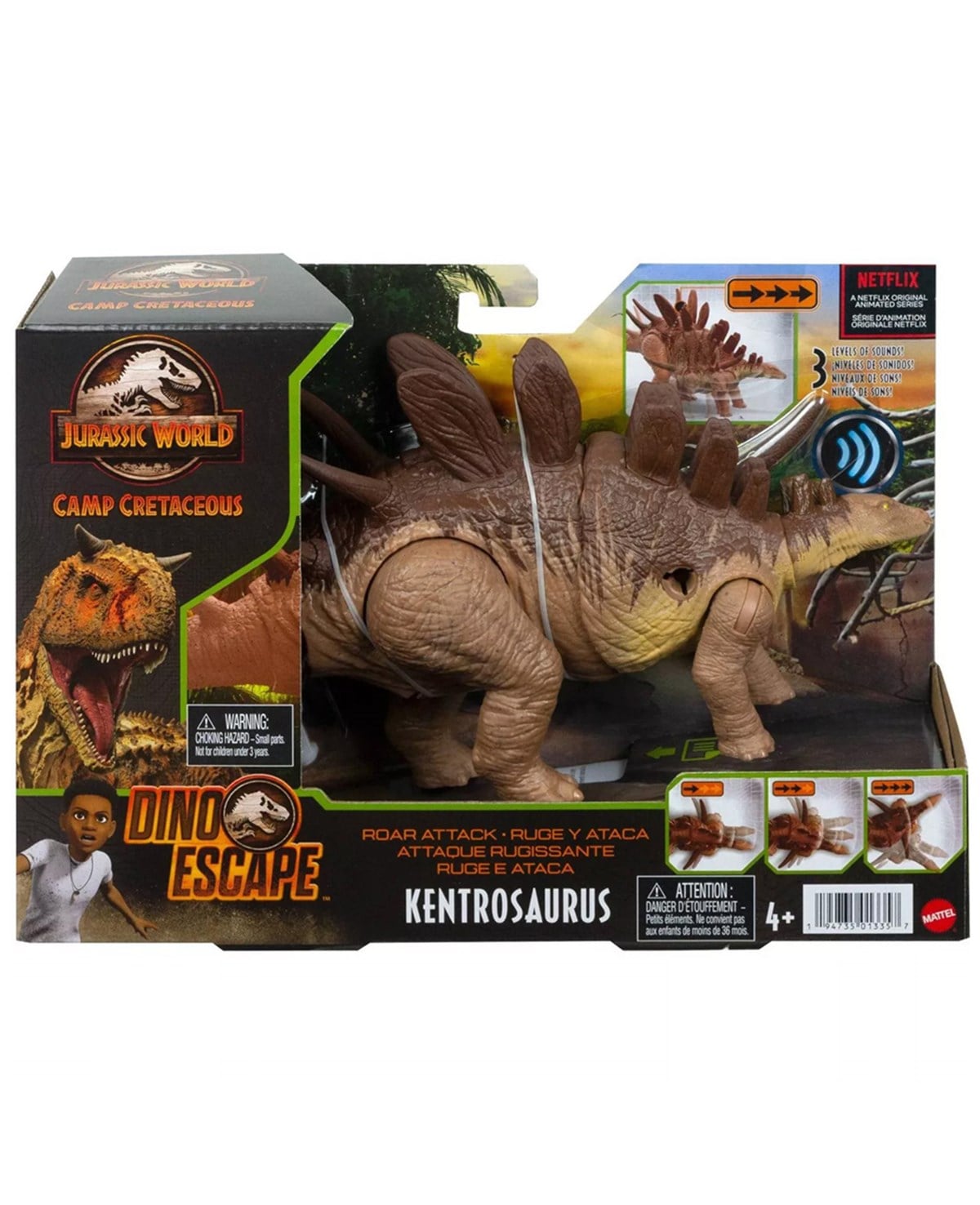 Breadcrumbut, Jurassic World, Jurassic World Sesli Dinozor Figürleri GWD06 HCL93 Kentrosaurus