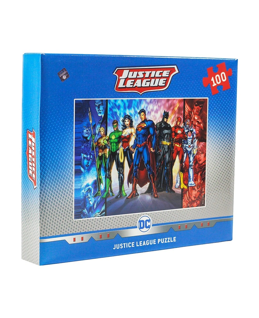 Breadcrumbut, Laço Kids, Justice League 100 Parça Kutu Puzzle DC7554