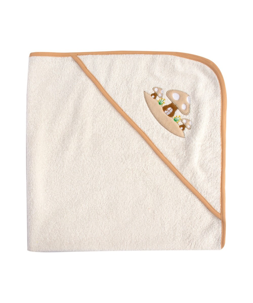 Breadcrumbut, SEVİ BEBE, KARE HAVLU 90X90 EKRU
