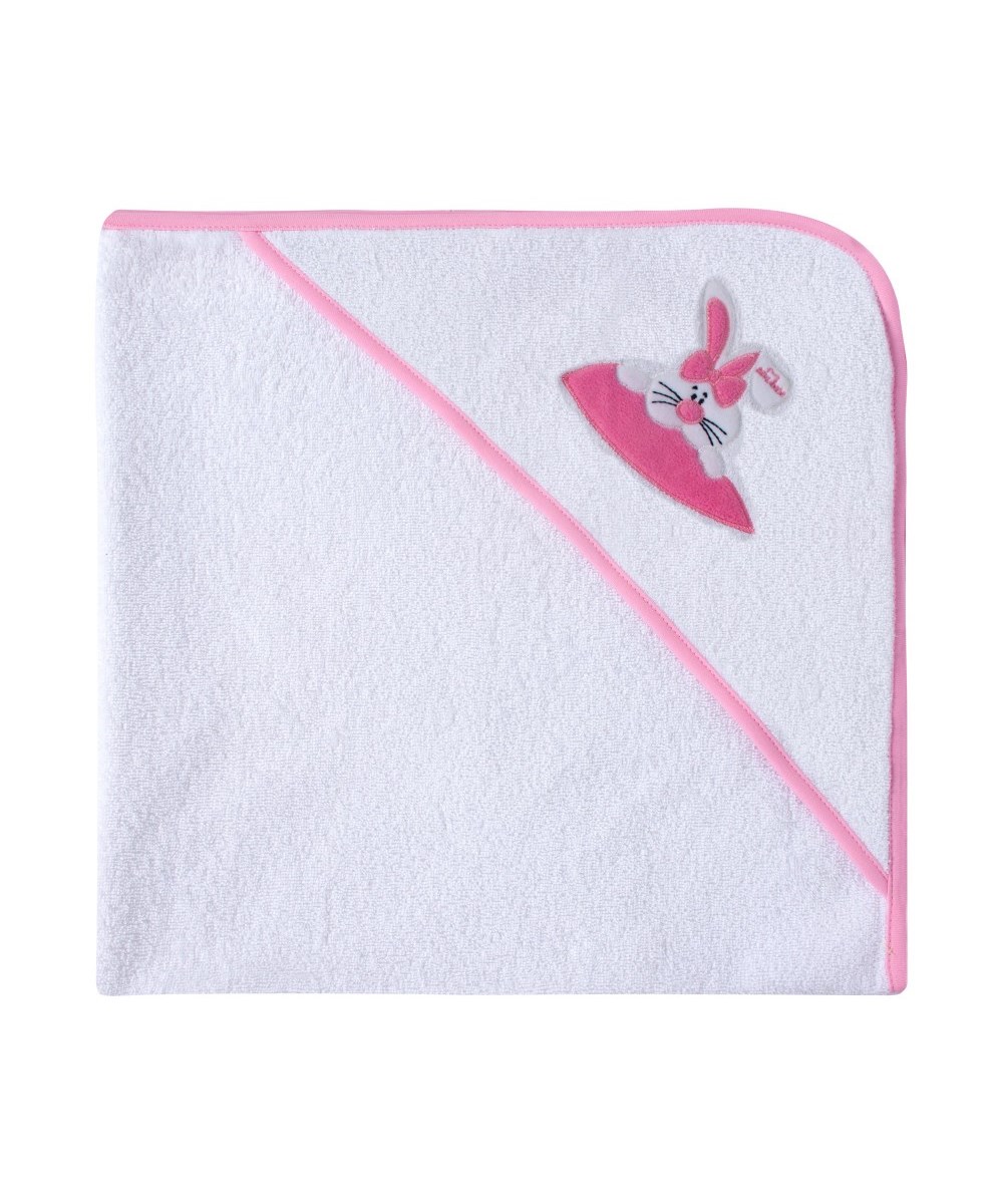 Breadcrumbut, SEVİ BEBE, KARE HAVLU 90X90 PEMBE
