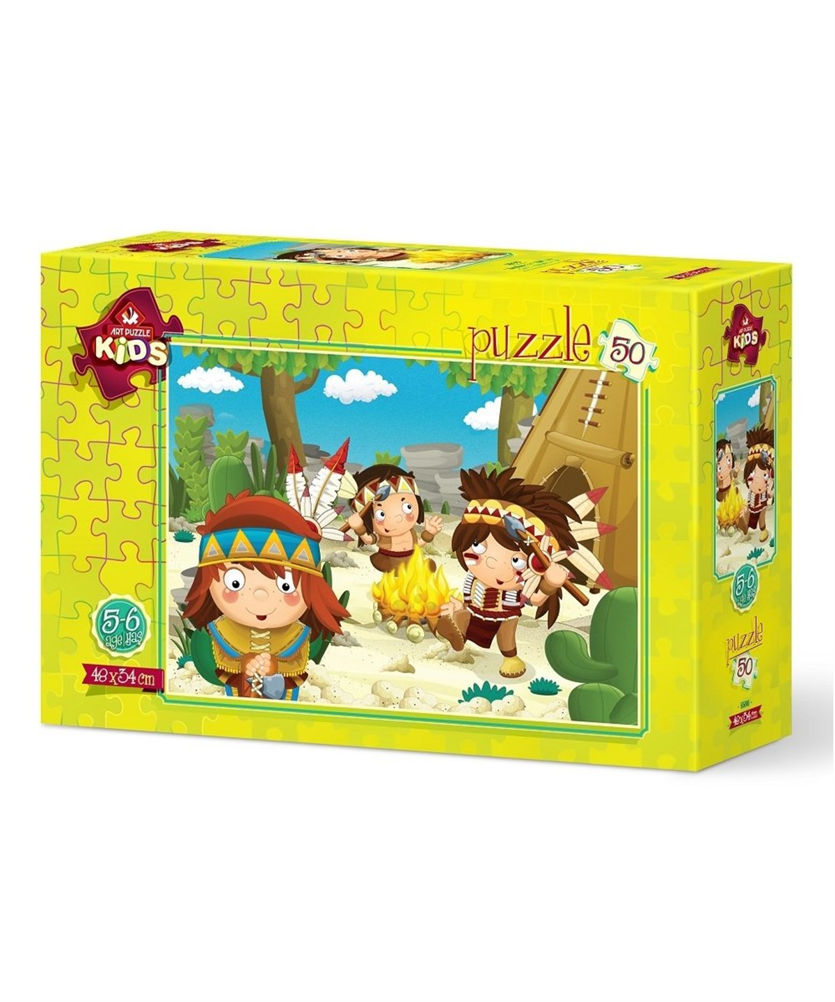 Breadcrumbut, ART PUZZLE, KIZILDERİLİ MİNİKLER - 50 PARÇA