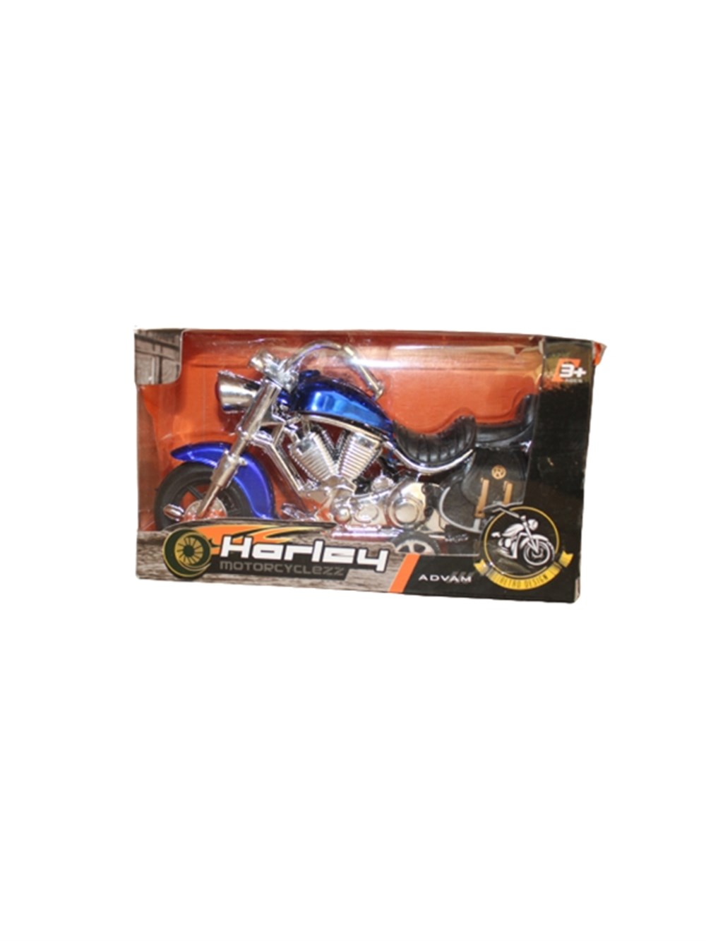 Breadcrumbut, Merkez Oyuncak, KUTULU MODEL MOTORSİKLET 02830 Mavi Motor