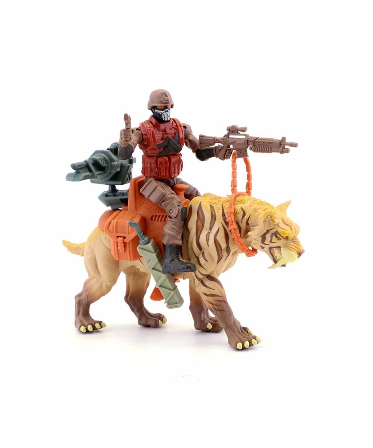 Breadcrumbut, Sunman, Lanard Toys Primal Clash Dinozor Savaşçıları 70741 Sabertooth Tiger
