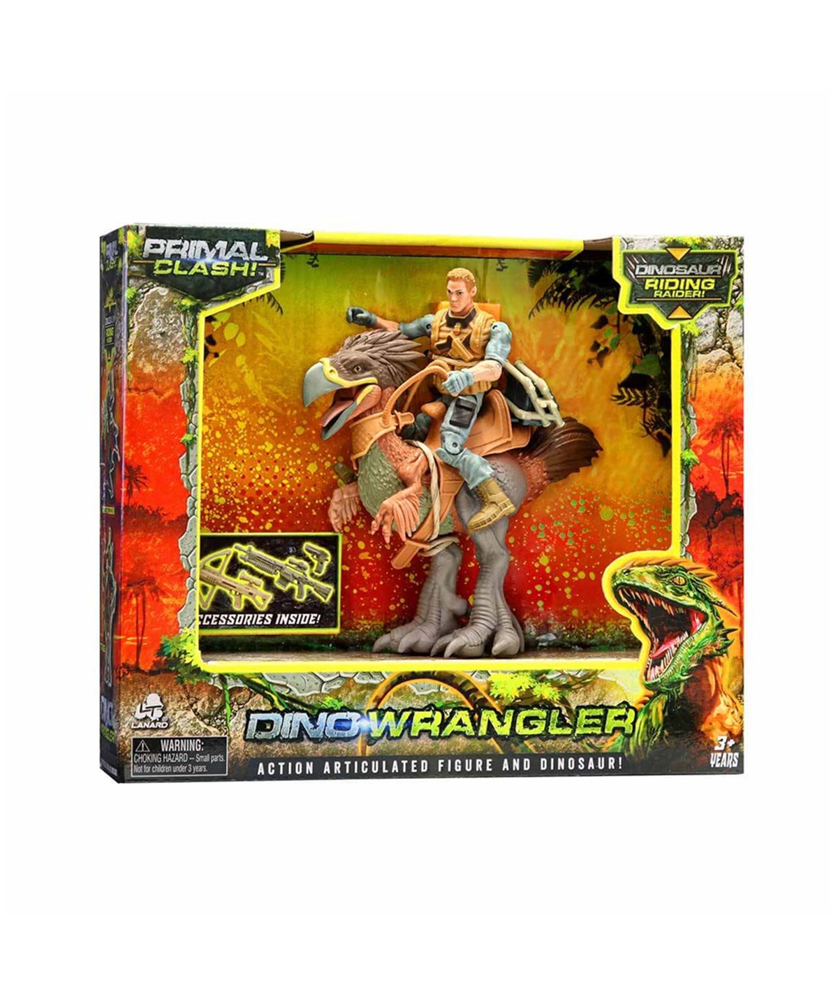 Breadcrumbut, Sunman, Lanard Toys Primal Clash Dinozor Savaşçıları 70741 Titanis