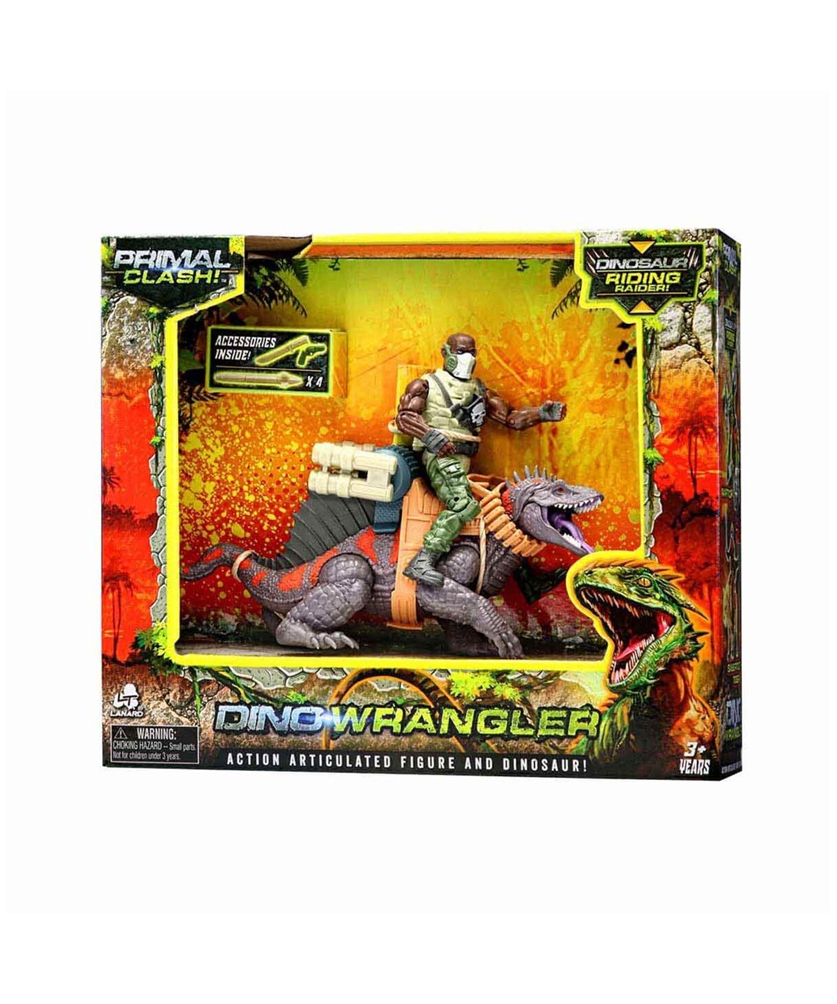 Breadcrumbut, Sunman, Lanard Toys Primal Clash Dinozor Savaşçıları 70741 Trimetrodon
