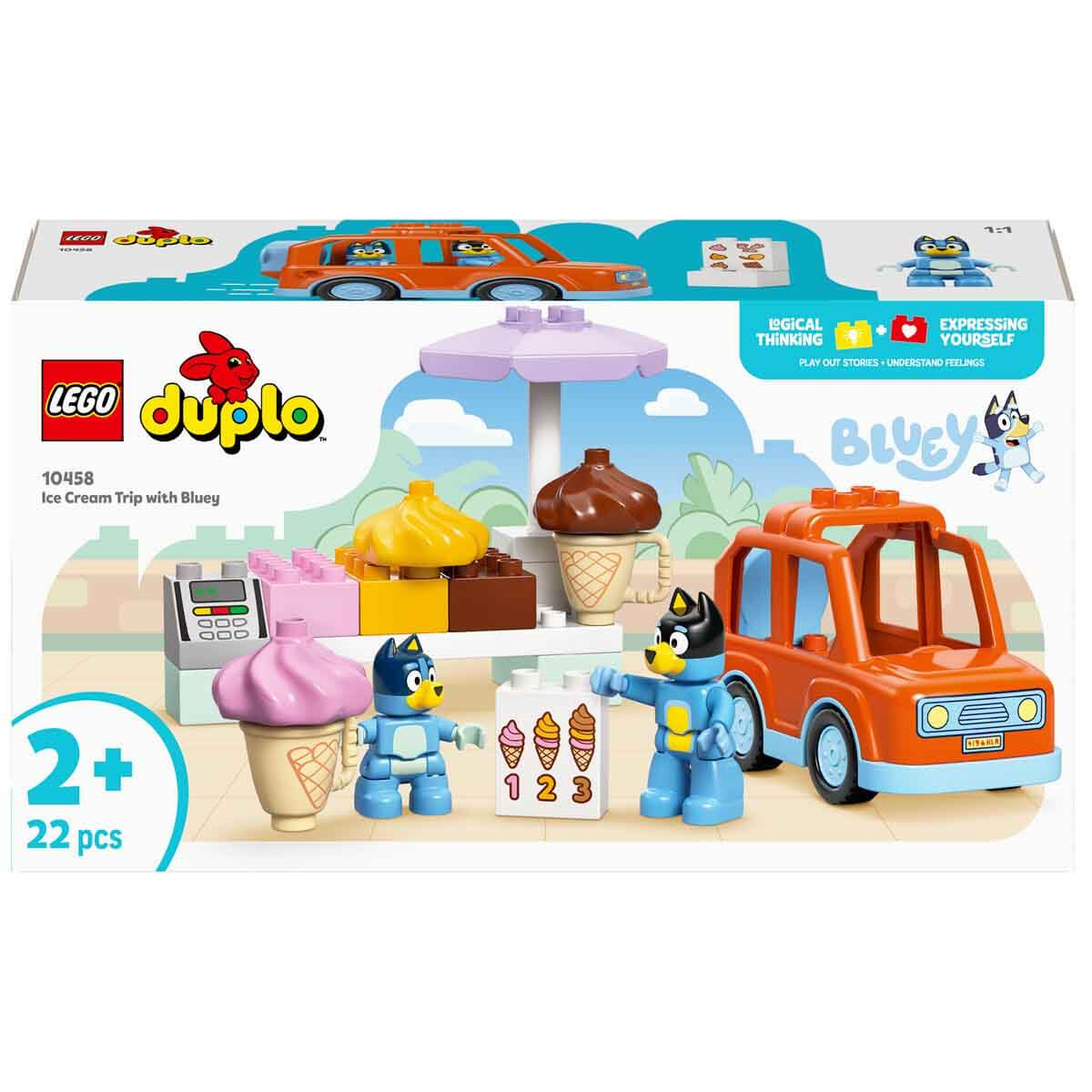 Breadcrumbut, Lego, LEGO DUPLO Bluey: Bluey ile Dondurma Gezisi 10458