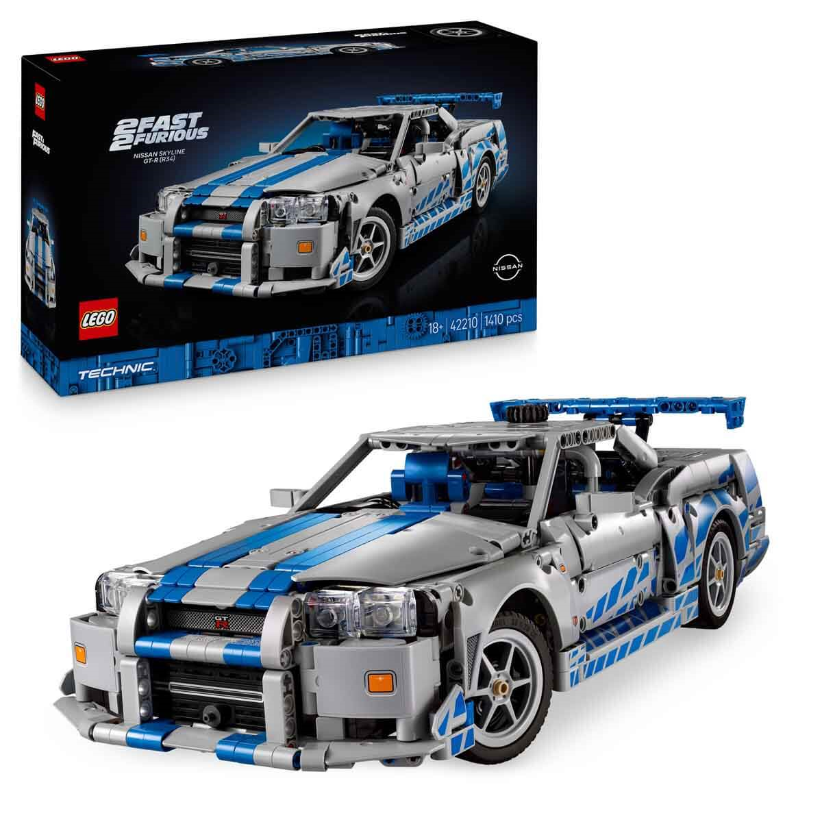 Breadcrumbut, Lego, LEGO Technic Daha Hızlı Daha Öfkeli Nissan Skyline GT-R (R34) Araba 42210