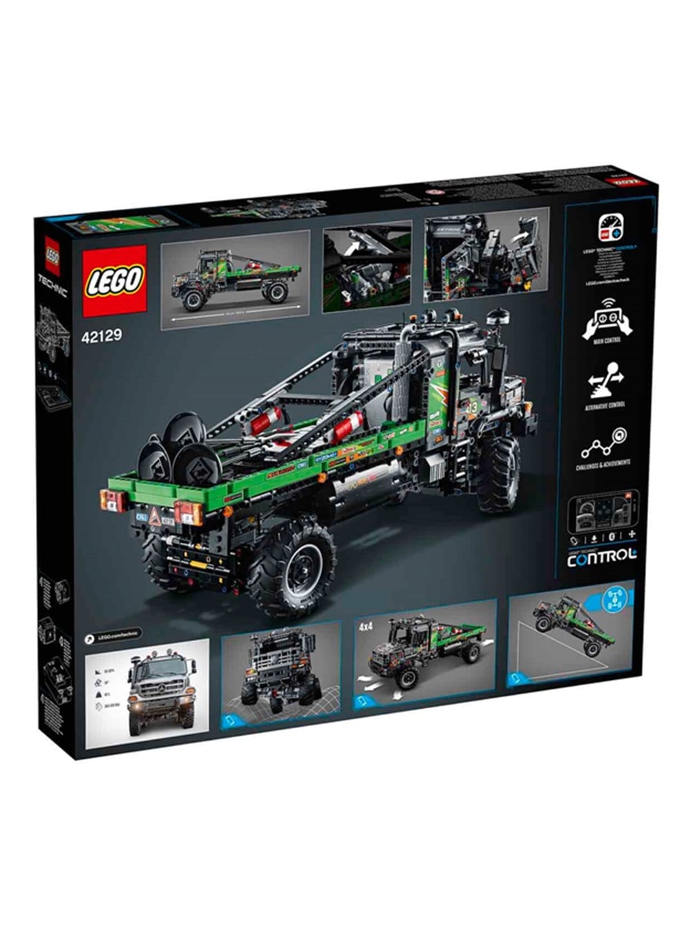 Breadcrumbut, Lego, LEGO Technic Uygulama Kumandalı 4x4 Mercedes-Benz Zetros Kamyon 42129