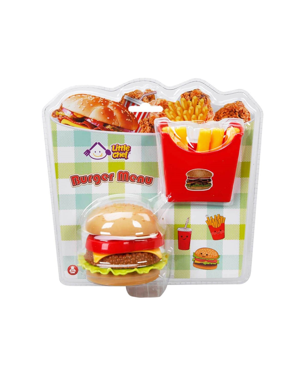 Breadcrumbut, Sunman, Little Chef Hamburger Oyun Seti 19696 Patates Kızartması