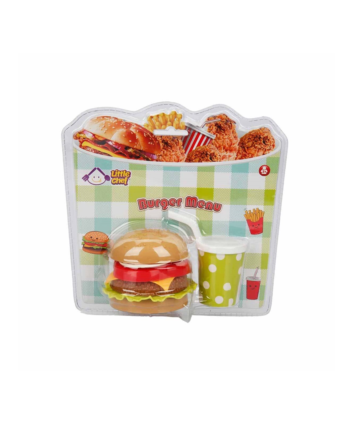 Breadcrumbut, Sunman, Little Chef Hamburger Oyun Seti 19696 İçecek