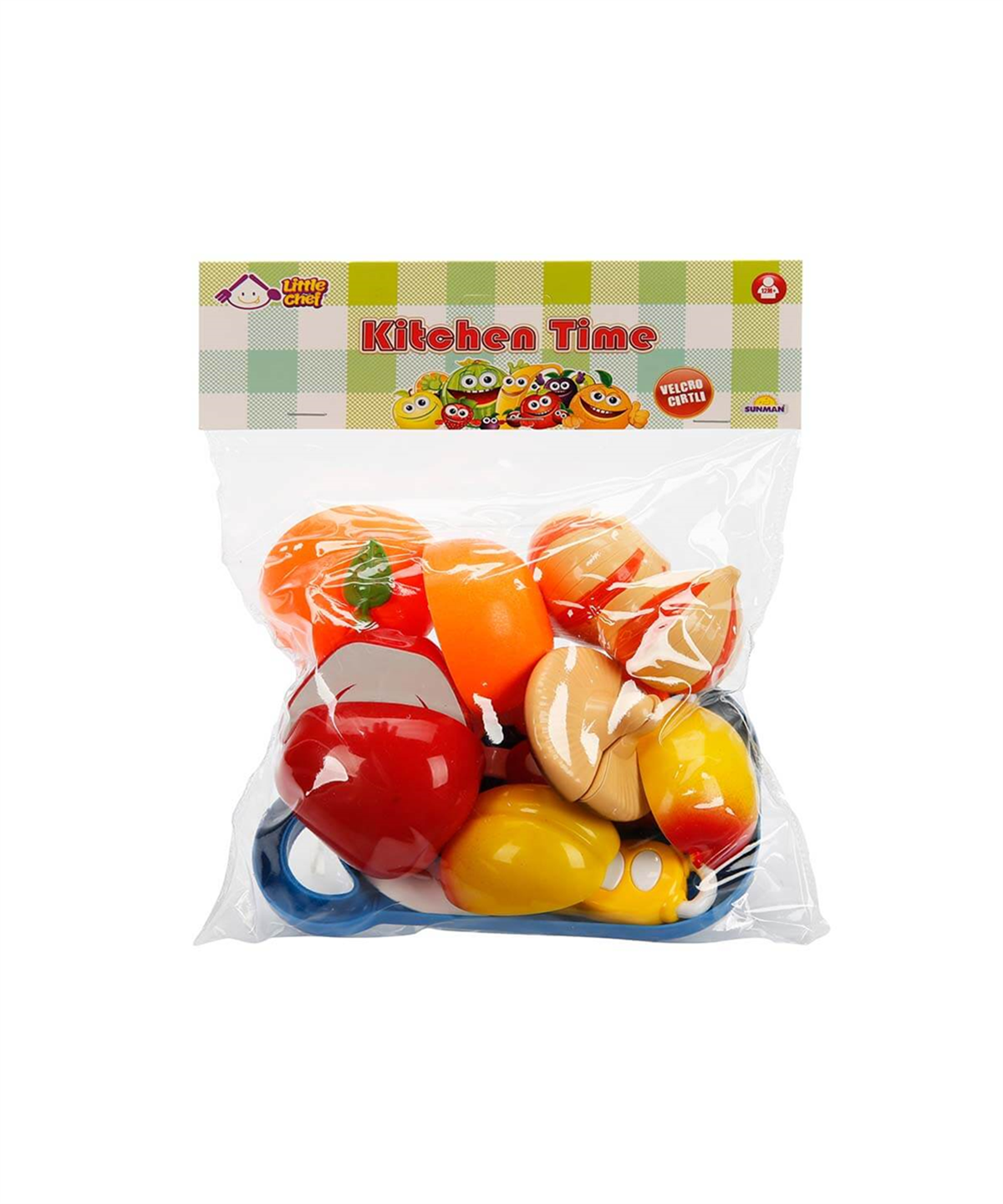 Breadcrumbut, Sunman, Little Chef Kitchen Time Kesilebilir Meyve ve Sebze Seti 14 Parça 37102 Elma