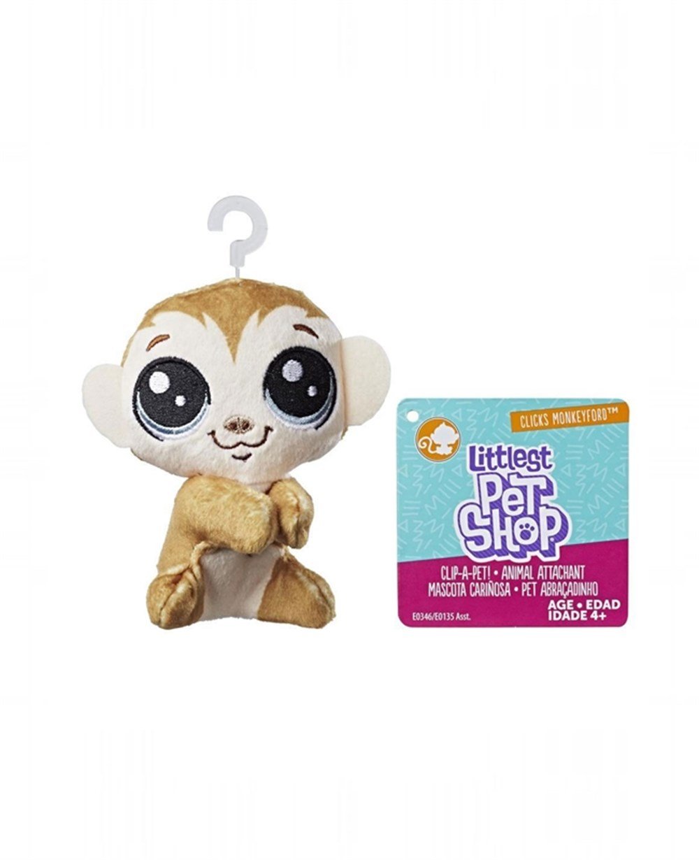 Breadcrumbut, Miniş - Pets Shop, Littlest Pet Shop Miniş Mini Peluş E0135 E0346 Clicks Monkeyford