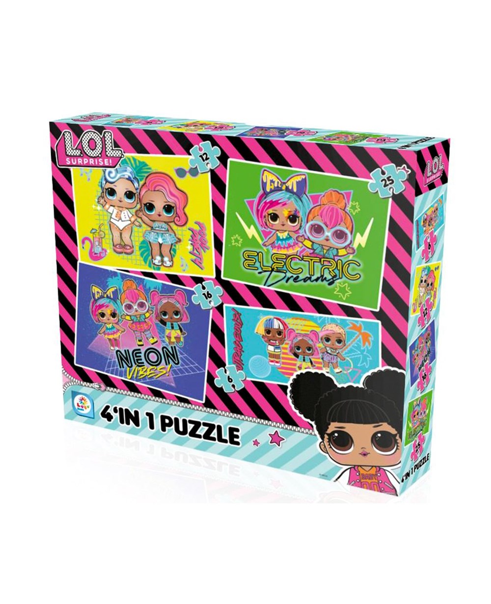 Breadcrumbut, Laço Kids, LOL 4IN1 Puzzle Çocuk Puzzle LOL7627