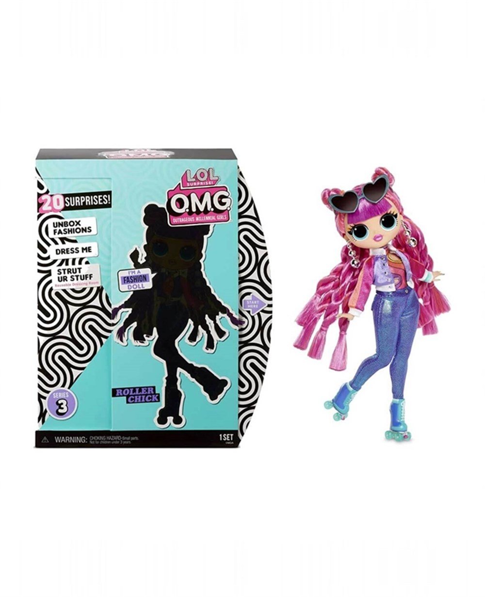 Breadcrumbut, L.O.L. Surprise - LOL Bebek, LOL Bebek Çok Gizli Bebekler 20 Sürpriz S3 LLUE0000 98294 Roller Chick