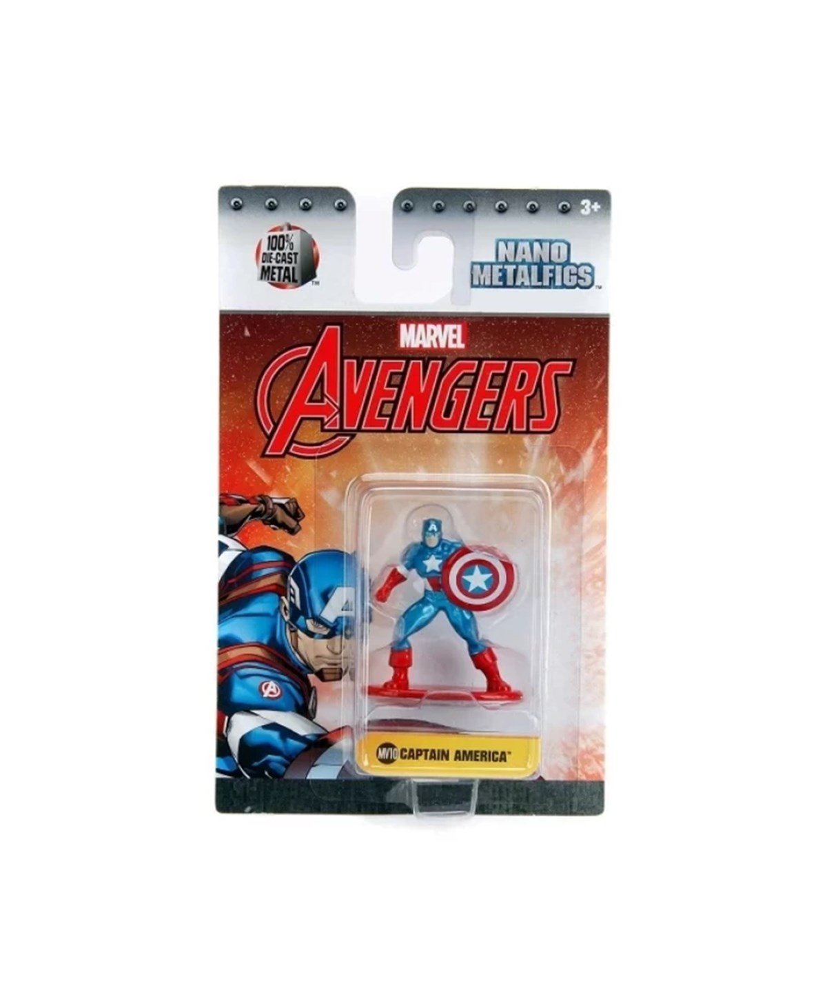 Breadcrumbut, AVENGERS, Marvel Avengers 253221000 Single Pack Nanofigs Figür 65040 Captain America