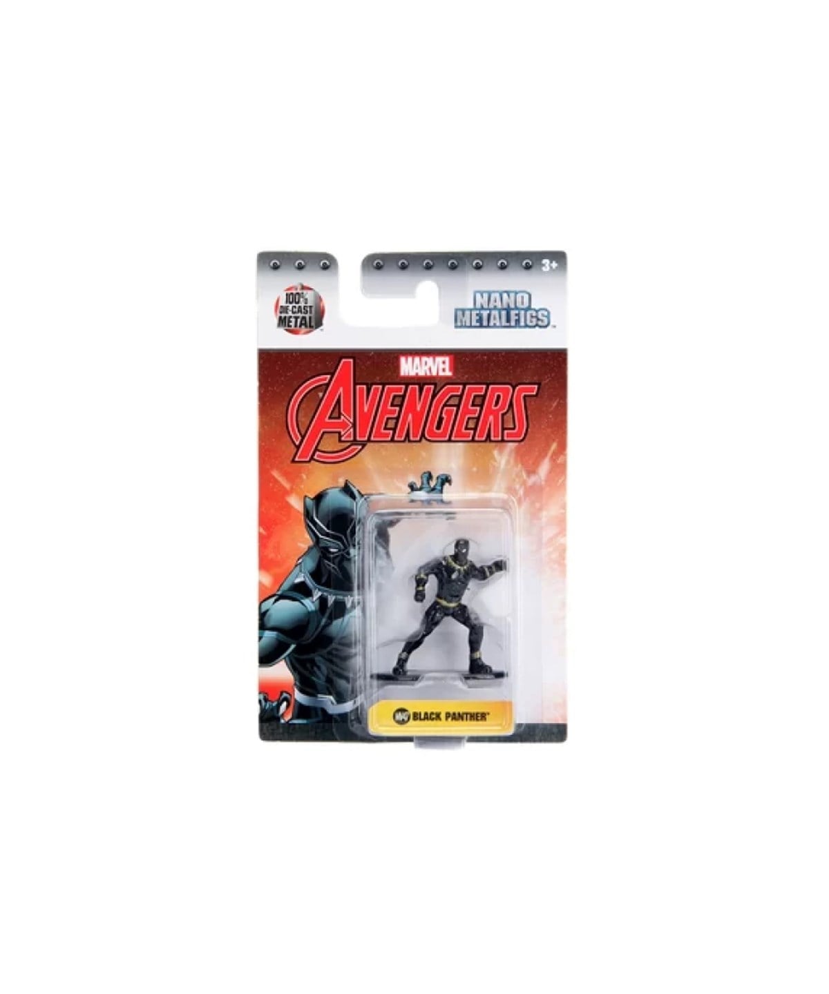 Breadcrumbut, AVENGERS, Marvel Avengers 253221000 Single Pack Nanofigs Figür 65040 Black Panther