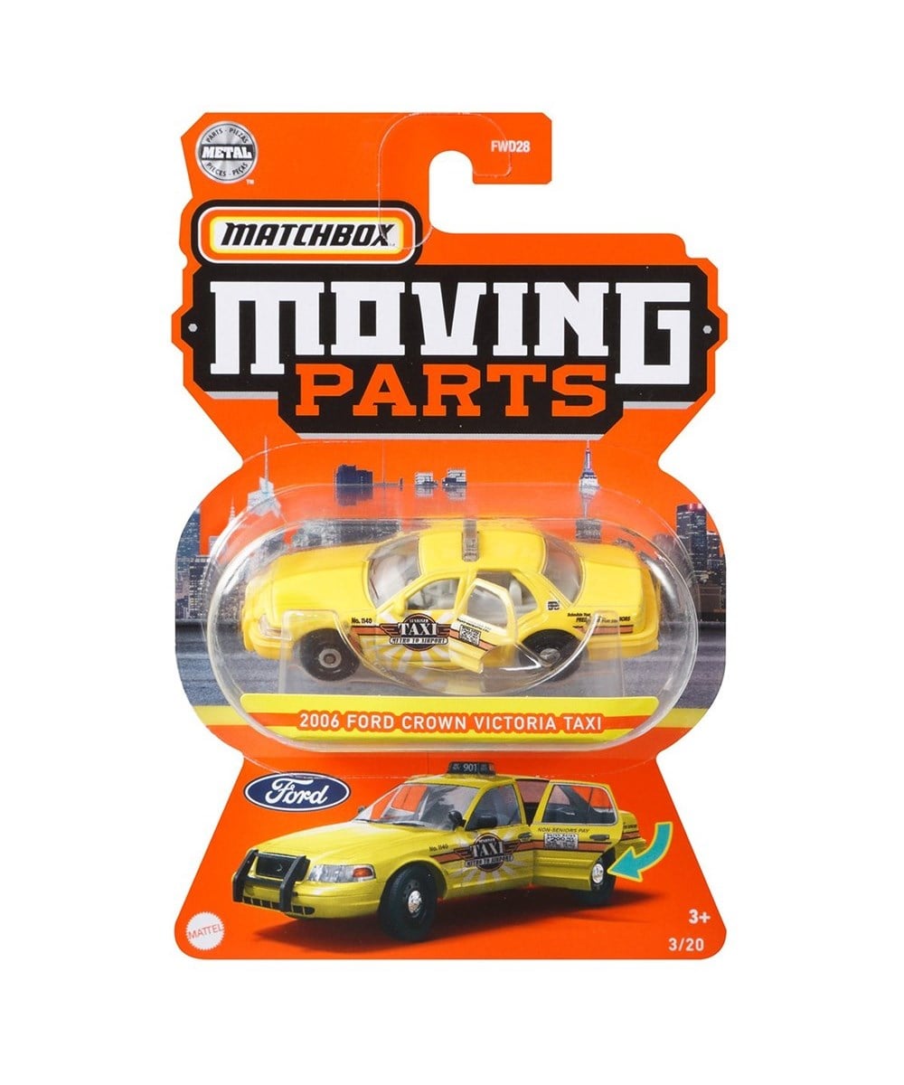 Breadcrumbut, MATCHBOX, Matchbox 1:64 Arabalar FWD28 GWB46 2006 Ford Crown Victoria Taxi