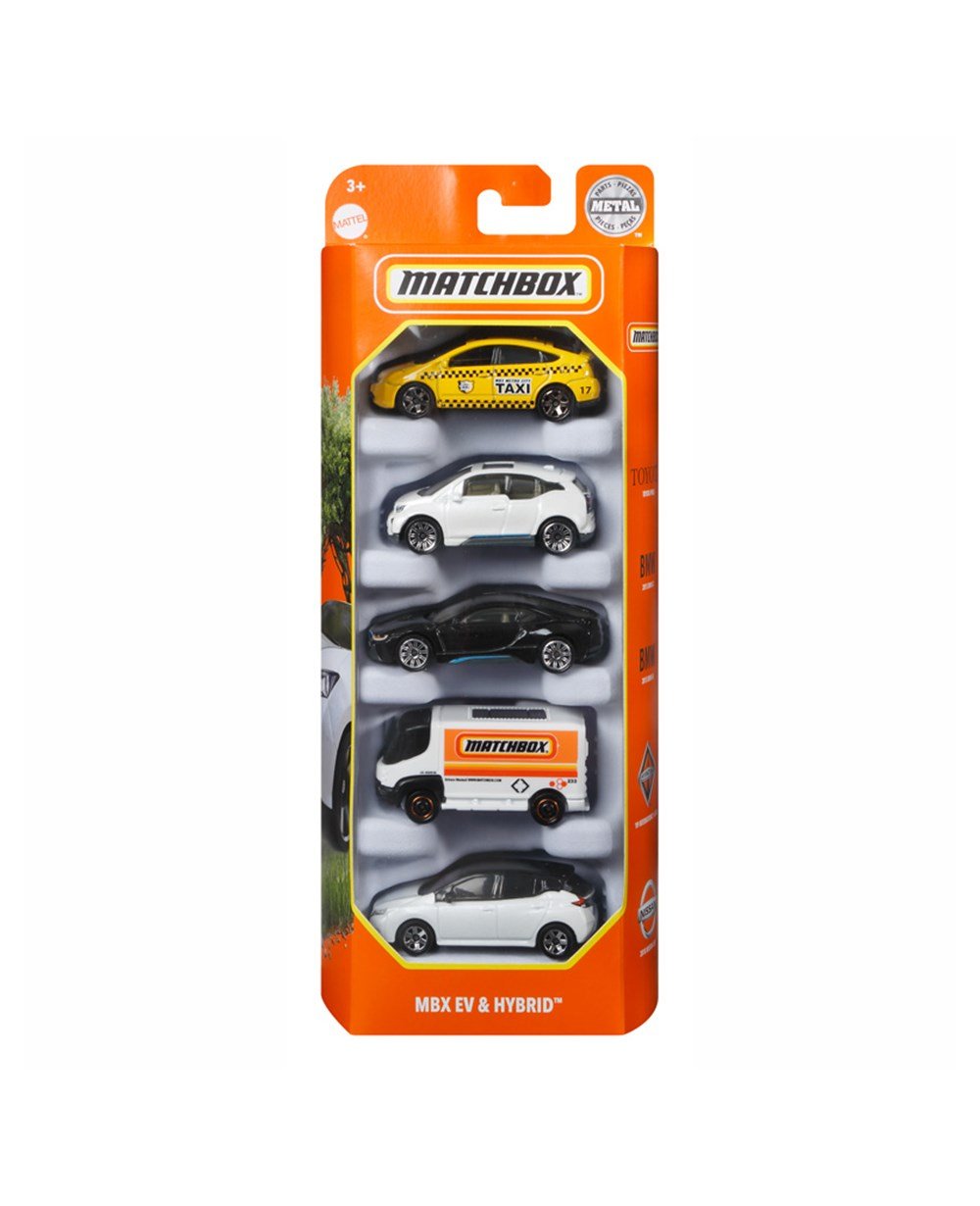 Breadcrumbut, MATCHBOX, Matchbox 5'li Araba Seti C1817 HCJ00 MBX Ev ve Hybrid