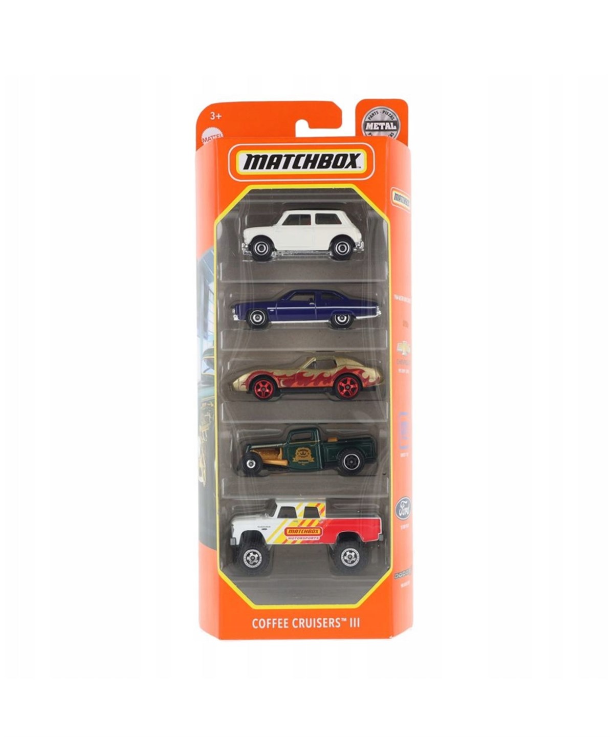 Breadcrumbut, MATCHBOX, Matchbox 5'li Araba Seti C1817 HFH15 Coffee Cruisers III