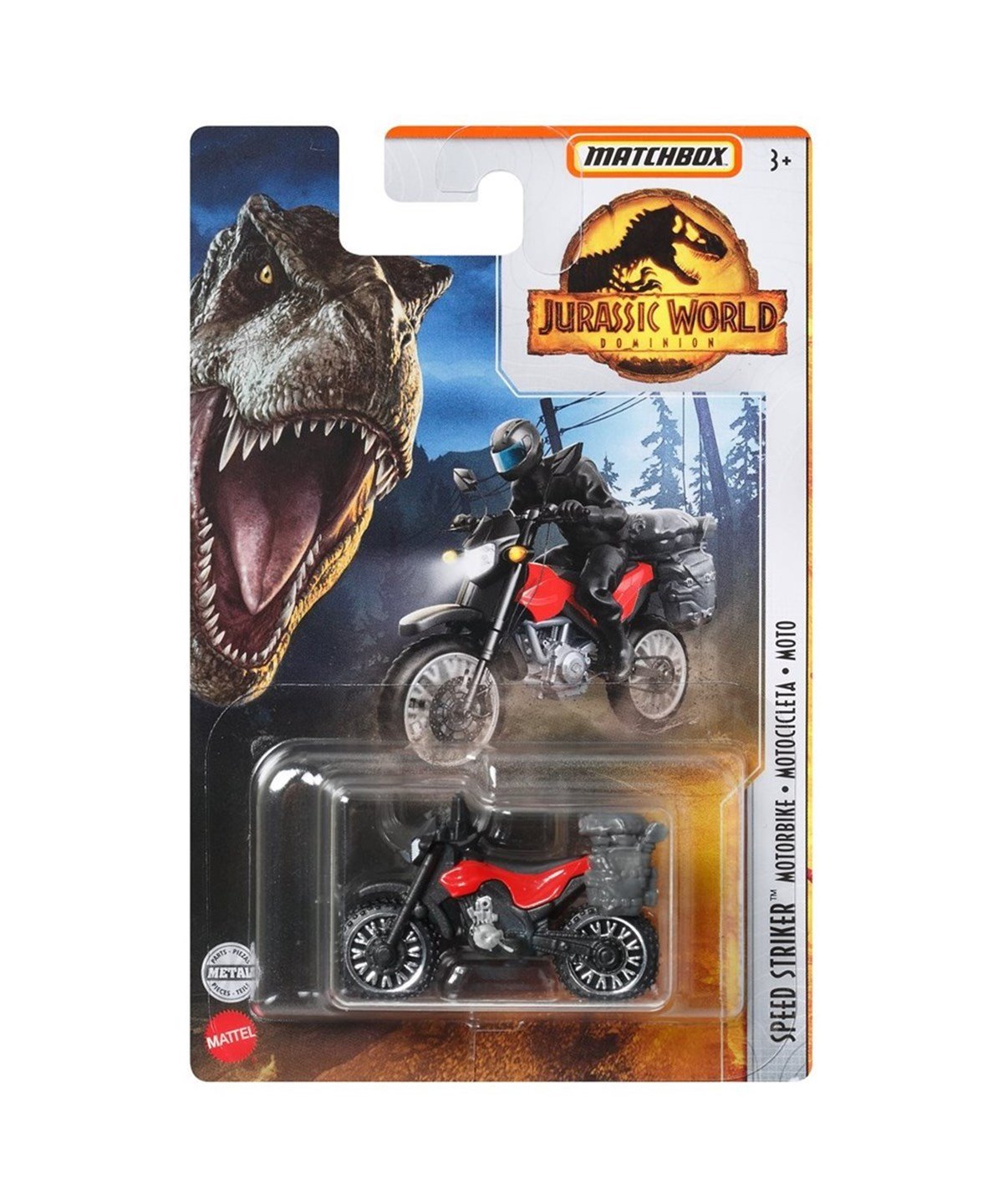 Breadcrumbut, MATCHBOX, Matchbox Jurassic World Tekli Araçlar FMW90 HBH02 Speed Striker Motorbike
