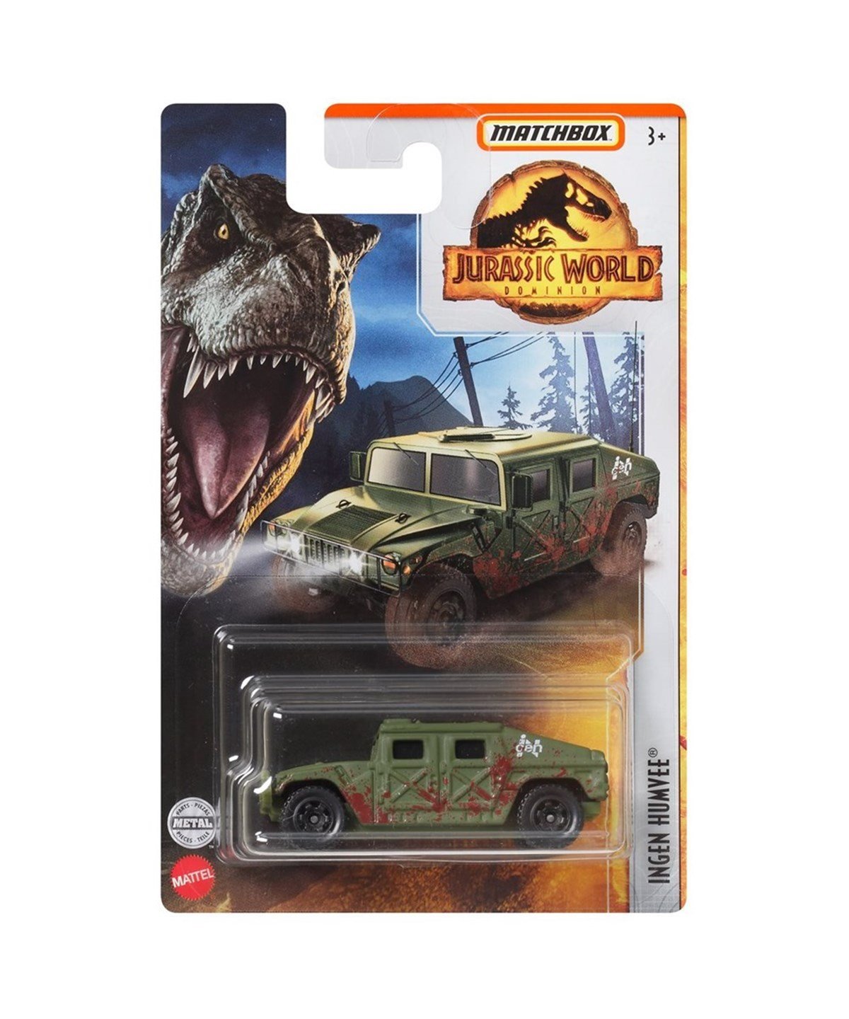 Breadcrumbut, MATCHBOX, Matchbox Jurassic World Tekli Araçlar FMW90 HBH13 Ingen Humvee