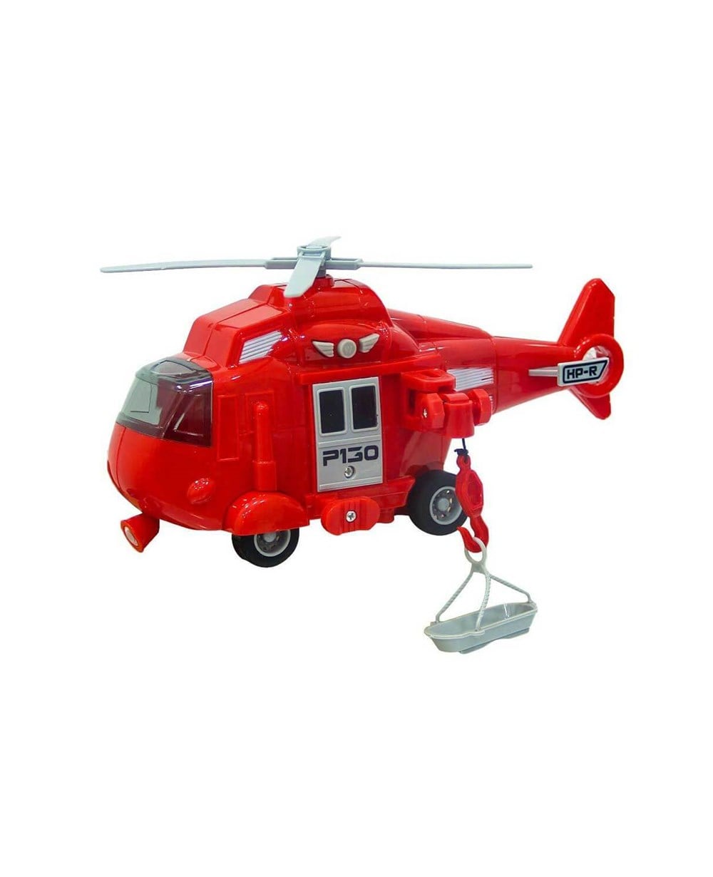 Breadcrumbut, Sunman, Maxx Wheels 1:20 Sesli ve Işıklı Kurtarma Helikopteri 23204 Kırmızı