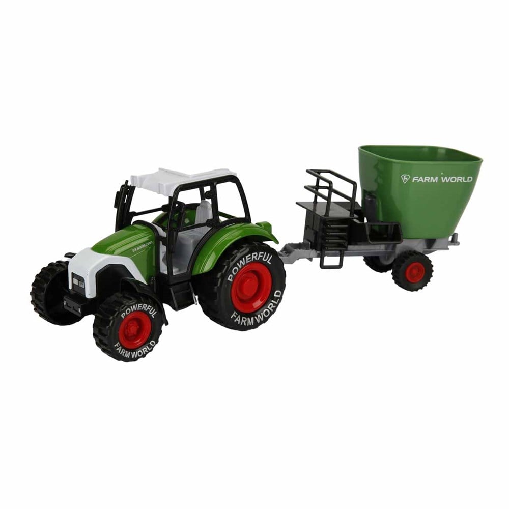 Breadcrumbut, Sunman, Maxx Wheels Çek Bırak Çitflik Araçları 25567 Yeşil