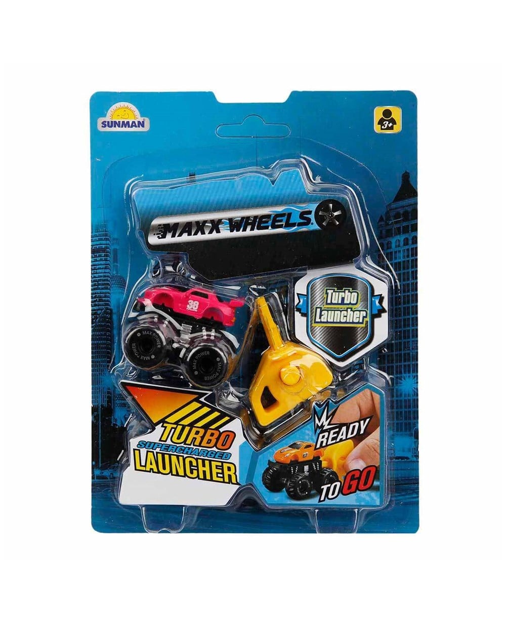 Breadcrumbut, Sunman, Maxx Wheels Mini Fırlayan Araçlar 26694 38 Pembe