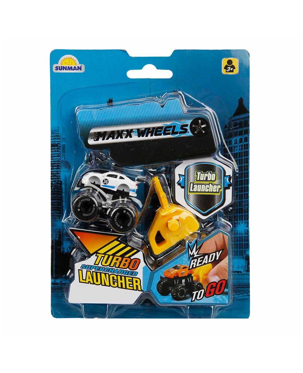 Breadcrumbut, Sunman, Maxx Wheels Mini Fırlayan Araçlar 26694 36 Beyaz
