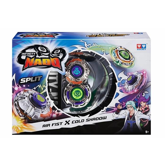 Breadcrumbut, MEGA OYUNCAK, Mega Infinity Nado Split Metal 2´li Set Air Fist & Cold Shadow