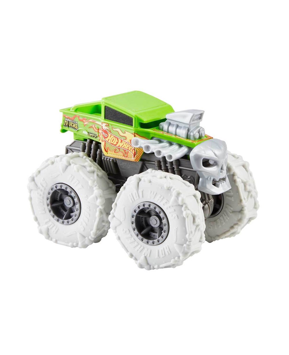 Breadcrumbut, Hot Wheels, Monster Trucks 1:43 Çek Bırak Arabalar GVK37 GVK38 Bone Shaker