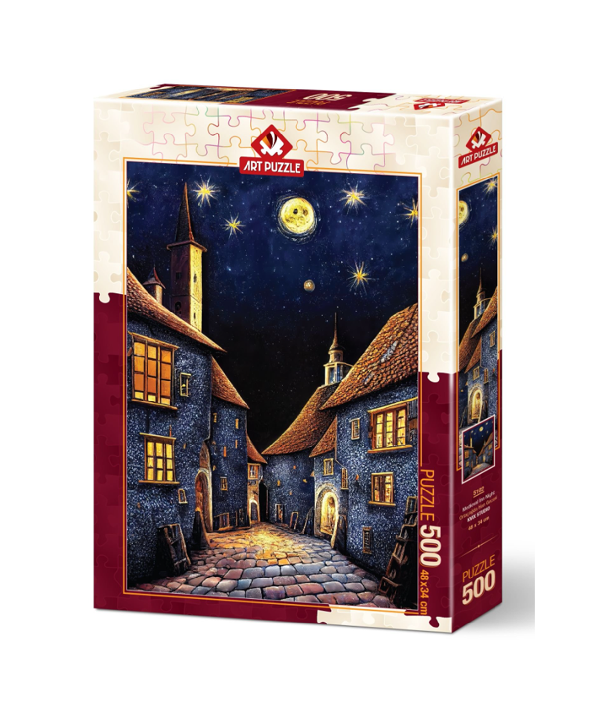 Breadcrumbut, ART PUZZLE, ORTACAGDA HAN GECESİ-500 PARÇA