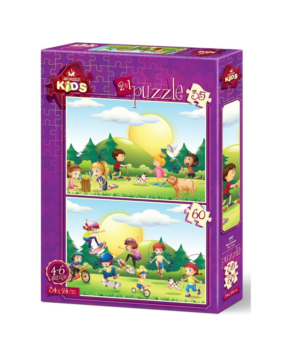 Breadcrumbut, ART PUZZLE, OYUN ZAMANI - 35+60 PARÇA