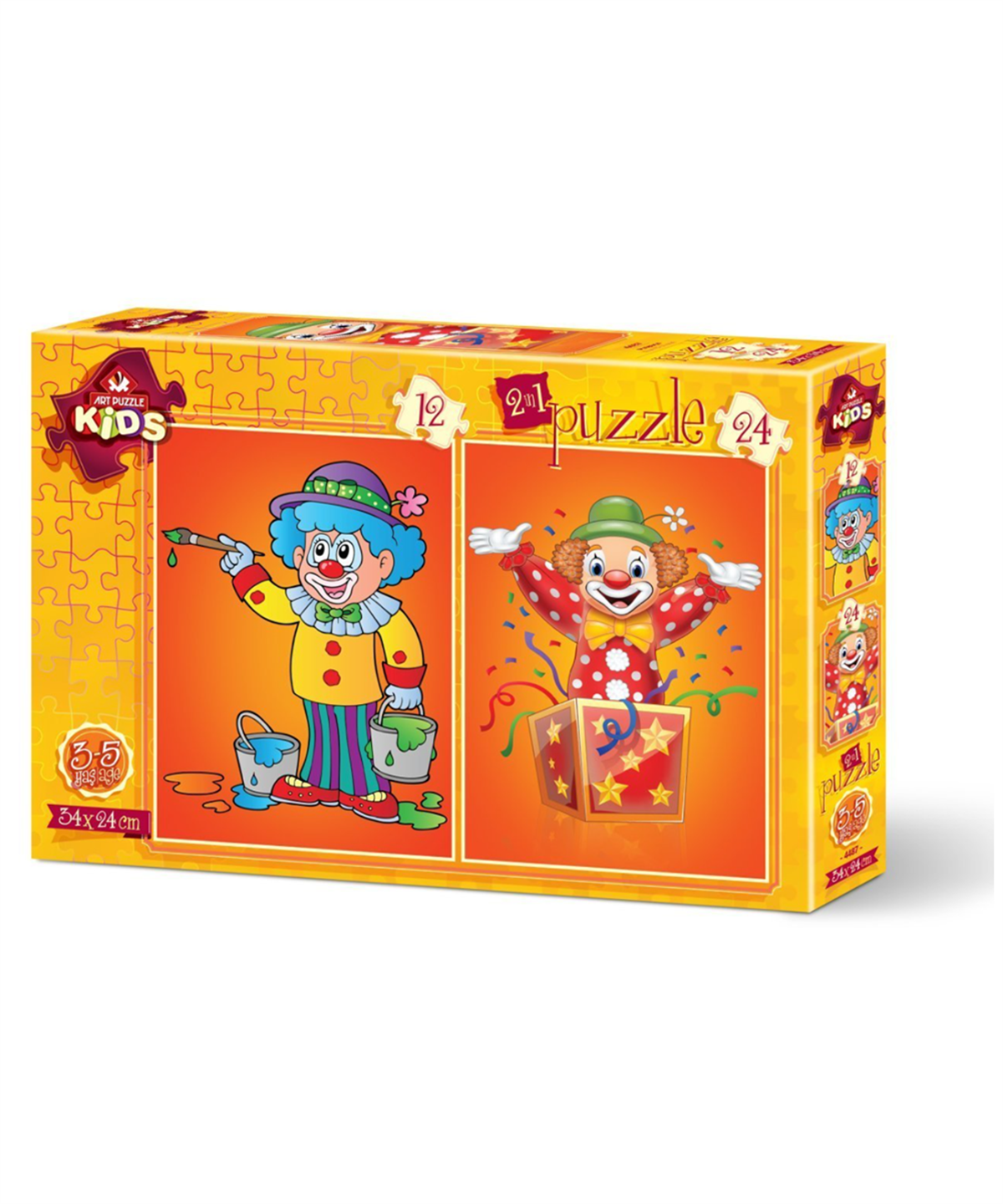 Breadcrumbut, ART PUZZLE, PALYAÇO - 12+24 PARÇA