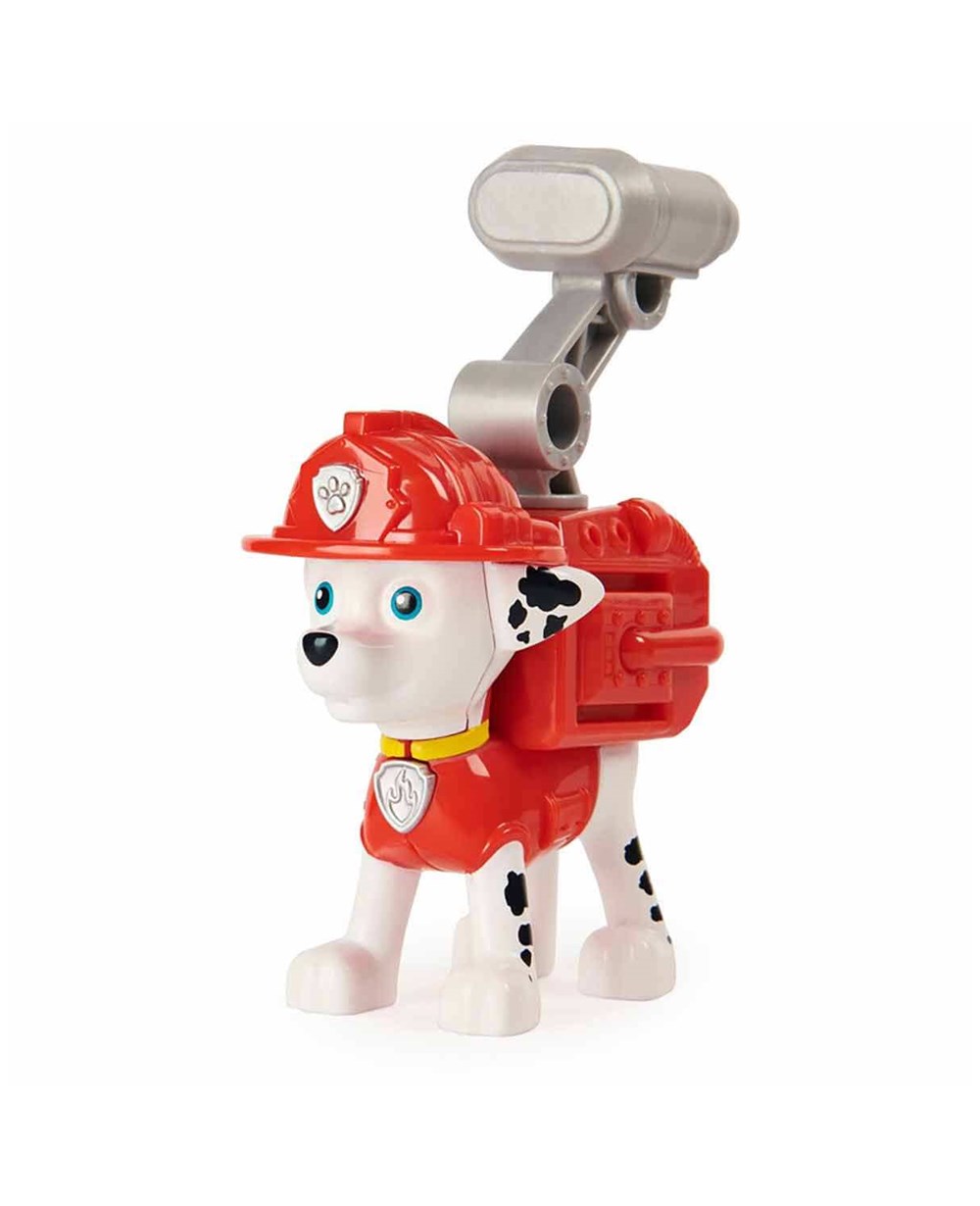 Breadcrumbut, PAW PETROL, Paw Patrol Aksiyon Paketi Yavru ve Rozet 64429 Marshall