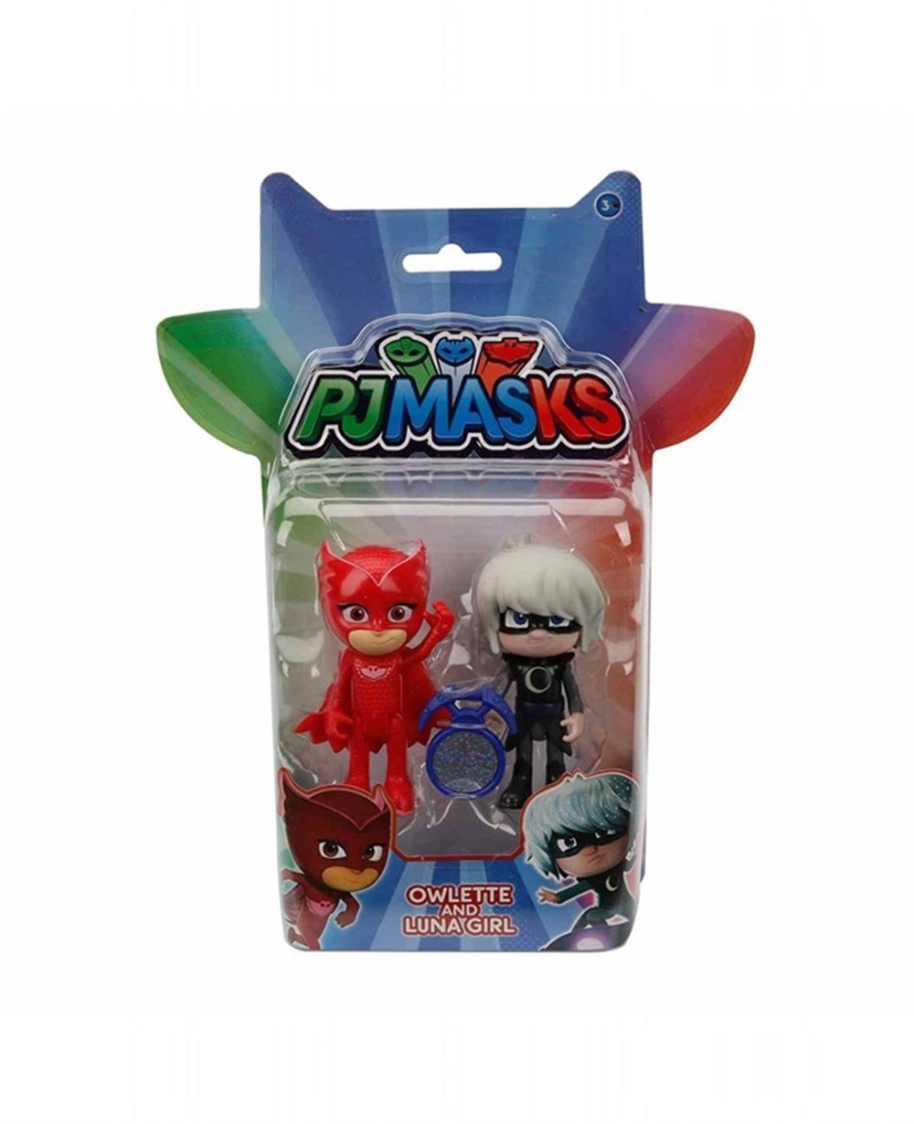 Breadcrumbut, PJMASK, PijaMaskeliler İkili Figür PJMASK PJM65B00 58045 Owlette ve Luna Girl