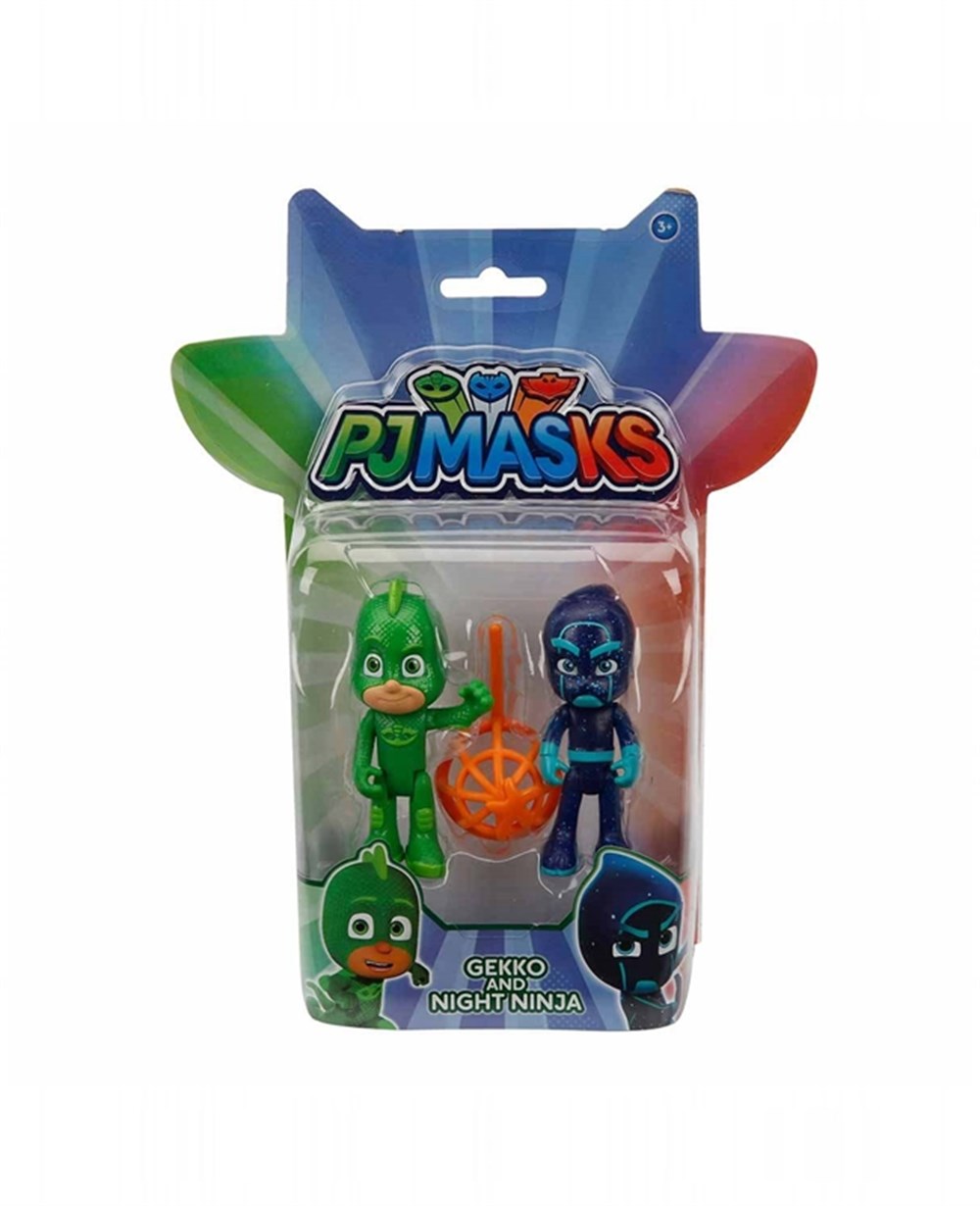 Breadcrumbut, PJMASK, PijaMaskeliler İkili Figür PJMASK PJM65B00 58045 Gekko ve Night Ninja